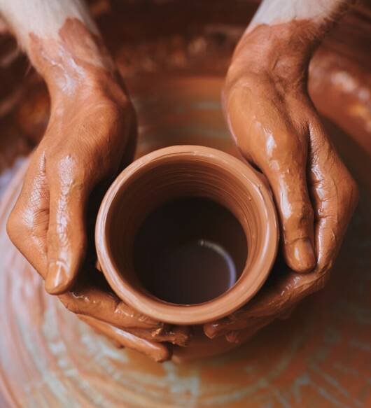 Khurja pottery