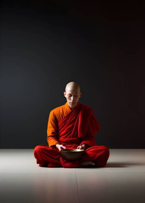 monk-sitting-floor-with-bowl-his-hands monk-sitting-floor-with-bowl-his-hands